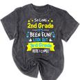 So Long 2nd Grade Here I Come 3rd Grader Graduation Mineral Wash Tshirts Mineral Black