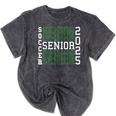 Soccer Senior Night Soccer Senior 2025 Graduation 45 Mineral Wash Tshirts Mineral Black