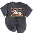 Social Meter Recharge Social Meter For Introverts Mineral Wash Tshirts Mineral Black