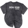 Social Vegan i Avoid Meet Introvert Sarcasm Gift Mineral Wash Tshirts Mineral Black Social Vegan i Avoid Meet Introvert Sarcasm Gift Mineral Wash Tshirts Mineral Black