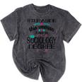 Sociology Degree Graduation Sociologist Bachelors 2025 Mineral Wash Tshirts Mineral Black