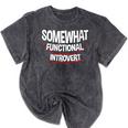 Somewhat Functional Introvert Mineral Wash Tshirts Mineral Black Somewhat Functional Introvert Mineral Wash Tshirts Mineral Black
