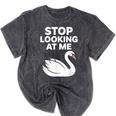 Stop Looking At Me Swan Introvert Humor Mineral Wash Tshirts Mineral Black Stop Looking At Me Swan Introvert Humor Mineral Wash Tshirts Mineral Black