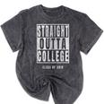 Straight Outta College s Graduation Mineral Wash Tshirts Mineral Black