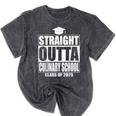 Straight Outta Culinary School Graduation Idea Class Of 2025 Mineral Wash Tshirts Mineral Black