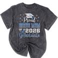 Super Proud Bonus Mom Of 2026 Graduate Graduation Family Mineral Wash Tshirts Mineral Black