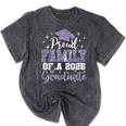 Super Proud Family Of 2026 Graduate Senior Graduation Family Mineral Wash Tshirts Mineral Black