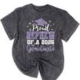 Super Proud Nephew Of 2026 Graduate Senior Graduation Family Mineral Wash Tshirts Mineral Black