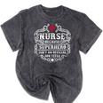 Superhero Nurse RN Graduation Thanks Shirt Mineral Wash Tshirts Mineral Black