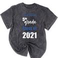 I Survived 5th Grade Class Of 2021 Quarantined Graduation 2 Mineral Wash Tshirts Mineral Black