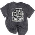 I Survived Lawn Darts Classic Yard Nostalgia Game Fun Mineral Wash Tshirts Mineral Black I Survived Lawn Darts Classic Yard Nostalgia Game Fun Mineral Wash Tshirts Mineral Black