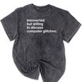 Techie Introvert Introverted Computer Nerd Mineral Wash Tshirts Mineral Black Techie Introvert Introverted Computer Nerd Mineral Wash Tshirts Mineral Black