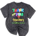 Thank You Teacher Appreciation Graduation Men Women Kids Mineral Wash Tshirts Mineral Black