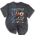 Tie Dye Happy Last Day Of School Graduation Teacher Student Mineral Wash Tshirts Mineral Black