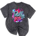 Totally 80's Colorful Retro 1980s Style Nostalgia Vibe Mineral Wash Tshirts Mineral Black