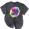 Totally 80's Tie Dye Retro Vibes 1980s Style Nostalgia Mineral Wash Tshirts Mineral Black