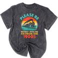 Train Please Be Patient I'm From The 1900s Men Mineral Wash Tshirts Mineral Black