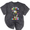 Unicorn So Long 2nd Grade Hello 3rd Grade Graduation Mineral Wash Tshirts Mineral Black