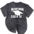 Valedictorian Class Of '26 Graduation 2026 Valedictorian Mineral Wash Tshirts Mineral Black