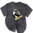 Valedictorian University Of Hard Knocks Graduation Tshirt Mineral Wash Tshirts Mineral Black