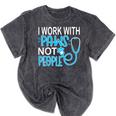Veterinarian Vet Tech Week Graduation Thank You Birthday Mineral Wash Tshirts Mineral Black