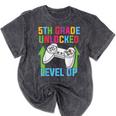VIDEO GAMER Graduation Student Teacher Last Day School Kids Mineral Wash Tshirts Mineral Black