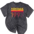 Vintage 1997 Retro Style 90's Born Nostalgia Vibes Birthday Premium Tri-Blend Mineral Wash Tshirts Mineral Black