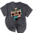 Vintage 80s 90s Retro Boombox Music Hip Hop Nostalgia Party Mineral Wash Tshirts Mineral Black Vintage 80s 90s Retro Boombox Music Hip Hop Nostalgia Party Mineral Wash Tshirts Mineral Black
