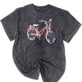 Vintage Bicycle With Playing Cards Nostalgia Mineral Wash Tshirts Mineral Black Vintage Bicycle With Playing Cards Nostalgia Mineral Wash Tshirts Mineral Black