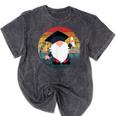 Vintage Graduation Gnome Mineral Wash Tshirts Mineral Black