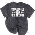 Volleyball Senior Night Volleyball Senior 2026 Graduation 1 Mineral Wash Tshirts Mineral Black