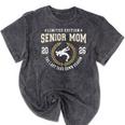 Wrestling Senior Mom The Final Match 2026 Graduation Mineral Wash Tshirts Mineral Black
