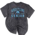 Wrestling Senior Night Wrestling Senior 2026 Graduation 70 Mineral Wash Tshirts Mineral Black