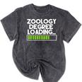 Zoology Degree Loading Zoologist Graduation Student Tee Mineral Wash Tshirts Mineral Black