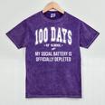 100 Days Of School Sarcastic Teacher Introvert Kid 100th Day Mineral Wash Tshirts Mineral Purple 100 Days Of School Sarcastic Teacher Introvert Kid 100th Day Mineral Wash Tshirts Mineral Purple