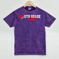 11th Grade Done Last Day Of Schoo 11th Grade Graduation Mineral Wash Tshirts Mineral Purple
