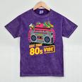 1980s 80s Reunion Nostalgia Memories Music School Grew Up Premium Tri-Blend Mineral Wash Tshirts Mineral Purple