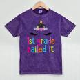 1st Grade Nailed It T Shirt Unicorn Graduation Class Of 2018 Mineral Wash Tshirts Mineral Purple