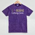 1st Grader Coming Soon Kindergarten Graduation Mineral Wash Tshirts Mineral Purple