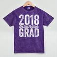 2018 Business Graduation MBA Graduate Degree Mineral Wash Tshirts Mineral Purple