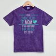 2018 Nursing Graduation Shirt For Nurse Student Mom Mineral Wash Tshirts Mineral Purple