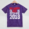 2018 Senior Graduation My Happy Class Shirt Mineral Wash Tshirts Mineral Purple