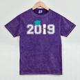 2019 Graduate Graduation Shirt For Senior 2019 Mineral Wash Tshirts Mineral Purple