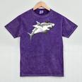 2019 Graduation Shark T Shirt High School College Grad Mineral Wash Tshirts Mineral Purple