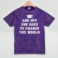 2019 Inspirational Graduation For Her Mineral Wash Tshirts Mineral Purple