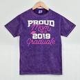 2019 Mom Graduation Mineral Wash Tshirts Mineral Purple