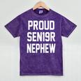 2019 Senior Nephew SEN19R Class Graduation Party T Shirt Mineral Wash Tshirts Mineral Purple