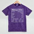 2020 Cosmetology Graduation Design Makeup Artists Hair Mineral Wash Tshirts Mineral Purple