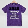 2020 Stole My Prom Graduation Senior Year Class Of 2020 Mineral Wash Tshirts Mineral Purple