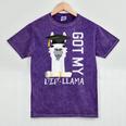 2022 Graduate Graduation For Him Her Got My Dip-Llama Mineral Wash Tshirts Mineral Purple
